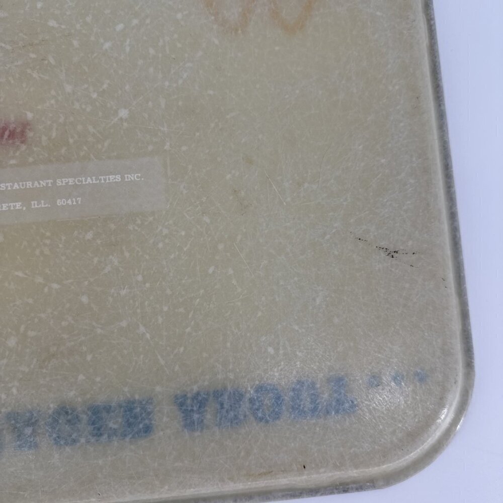 Vintage McDONALD'S RESTAURANT Fiberglass Tray Ask Our Manager About... tours - Picture 8 of 9